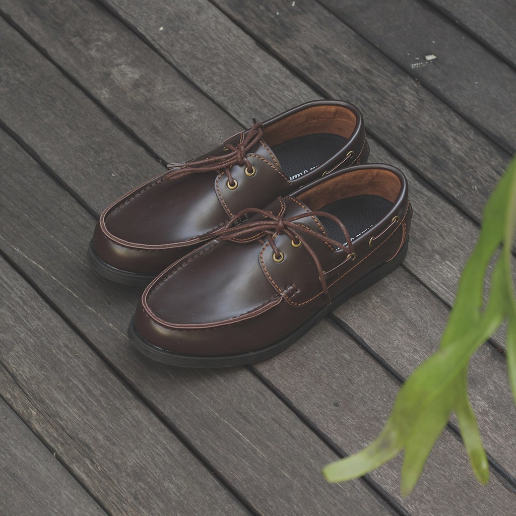 Sepatu Kantor Formal Giant Flames Pandya Brown
