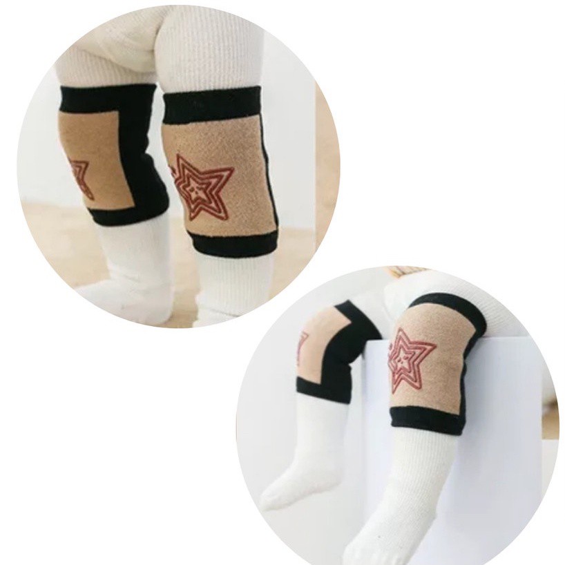 MurmerOfficial R490 Pelindung lutut anak bayi motif bintang Baby knee protector star