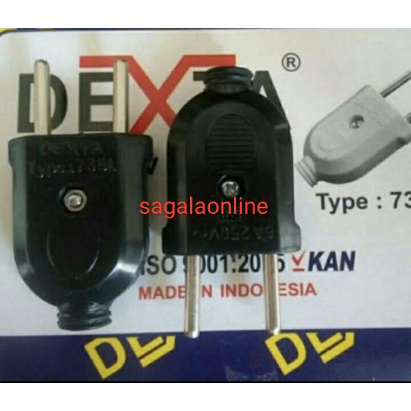 Steker gepeng 1 phase Dexta murah