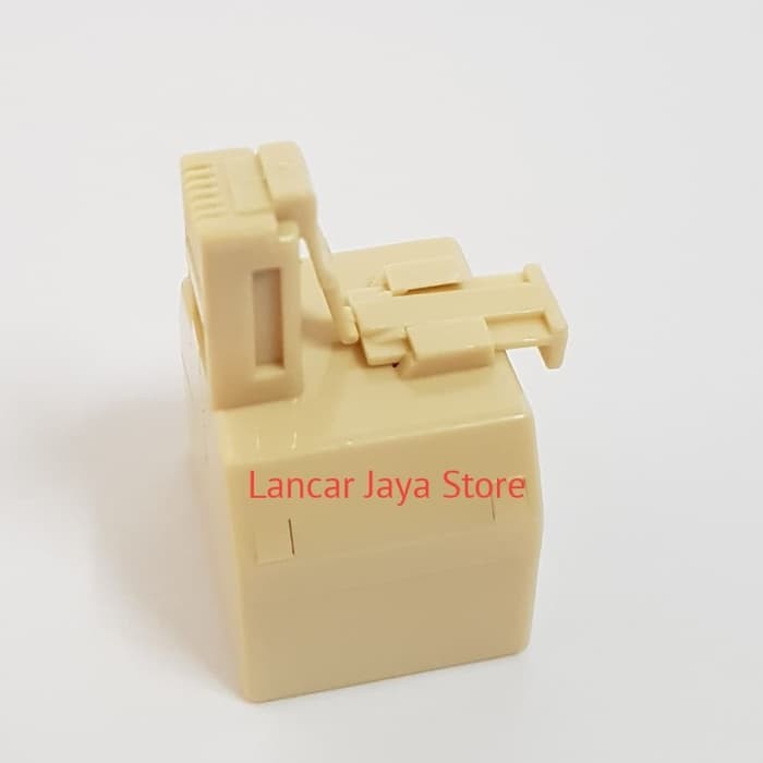 Konektor Adapter Splitter Telepon 1 Keluar 2