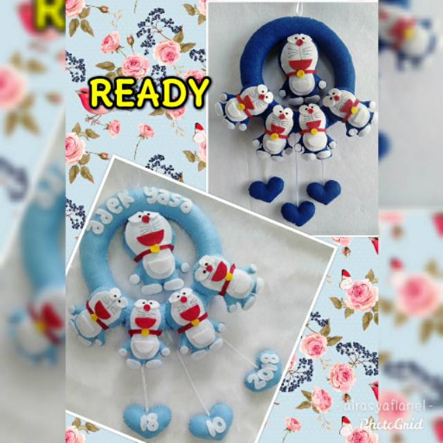 Hiasan Dinding Hiasan Pintu Hanging Door Flanel Doraemon Shopee Indonesia