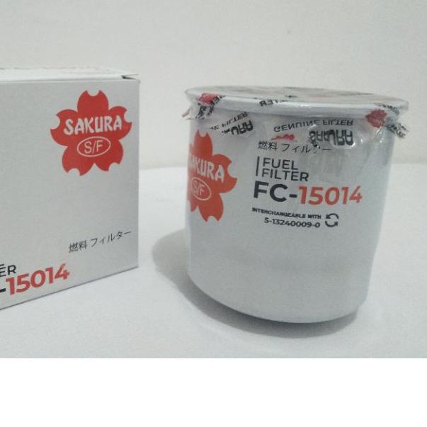 ☺ Filter Solar Fuel Filter Sakura Isuzu FC-15014 Panther Toyota Kijang Kapsul Diesel Elf Dmax NKR66 