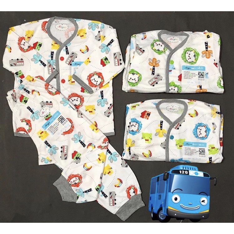 3 Setel Setelan Baju  Panjang Tayo SML Miyo Shopee 