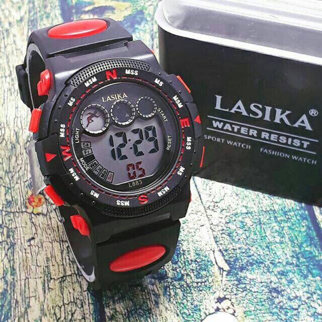 Original Lasika Jam Tangan Anak SD / Remaja Sport Digital