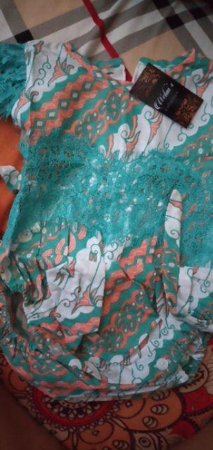 Jumper Bayi Kombinasi Brokat. Bahan Katun Batik Katun Halus