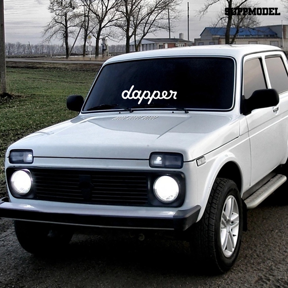 Stiker Tulisan Dapper Reflektif Untuk Bodykaca Jendela Mobil