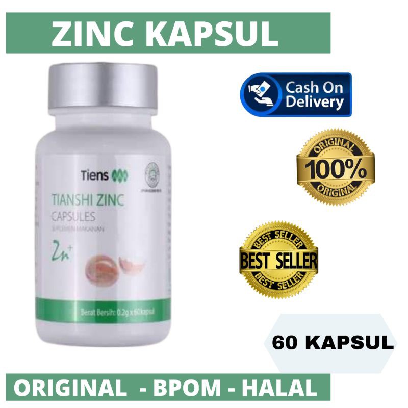 Zinc tiens | Suplemen Sariawan | Penambah Nafsu Makan