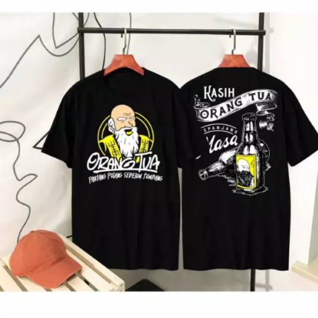 KAOS ORANG TUA/ E18 / KAOS PRIA / KAOS ORANG TUA / KAOS ORANG TUA  BIG SIZE FIT XL