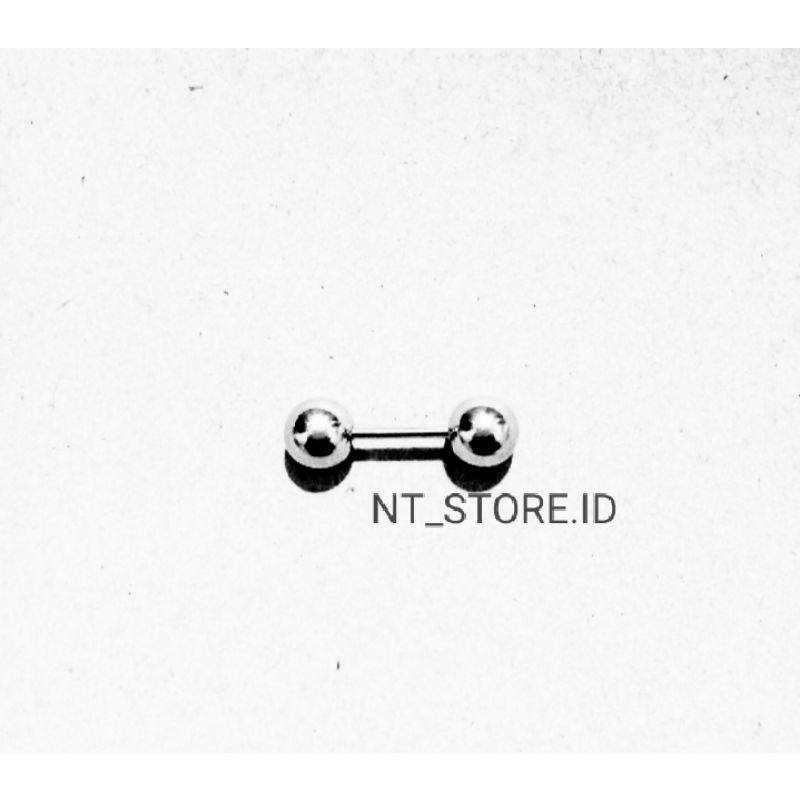 Tindik lidah/ tindik lidah titanium/ tindik lidah silver