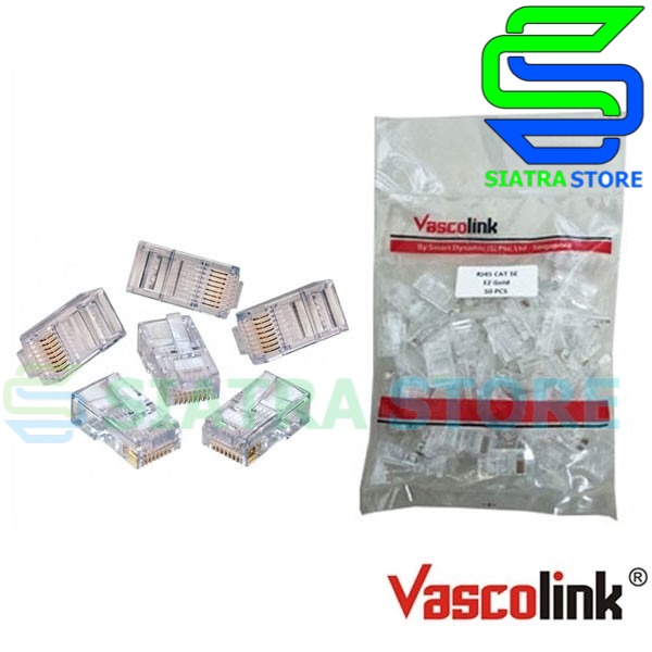 Connector Rj45 Cat5 VASCOLINK isi 100 ORIGINAL