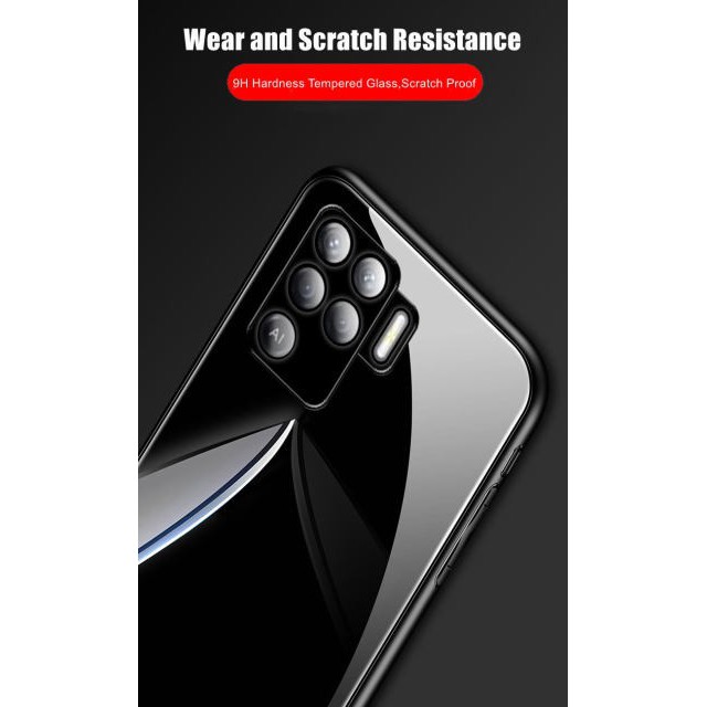 OPPO RENO 7 Z 7Z 5G RENO 6 4G 5G RENO 5 RENO 5F 4G 5G PREMIUM GLASS CASE SOFT COVER