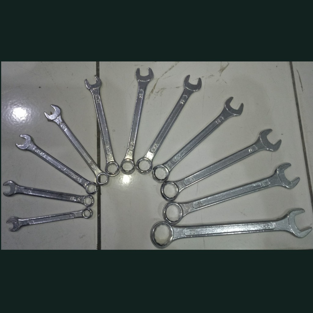 DIAMOND Kunci Ring Pas Set 11 pcs 8 - 24 mm PREMIUM