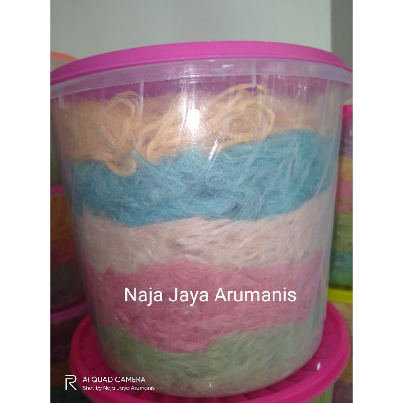 

Arum manis Rambut Nenek 1kg toples (free kardus)