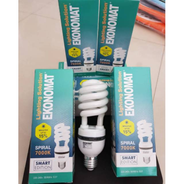 Lampu spiral ekonomat 25 watt