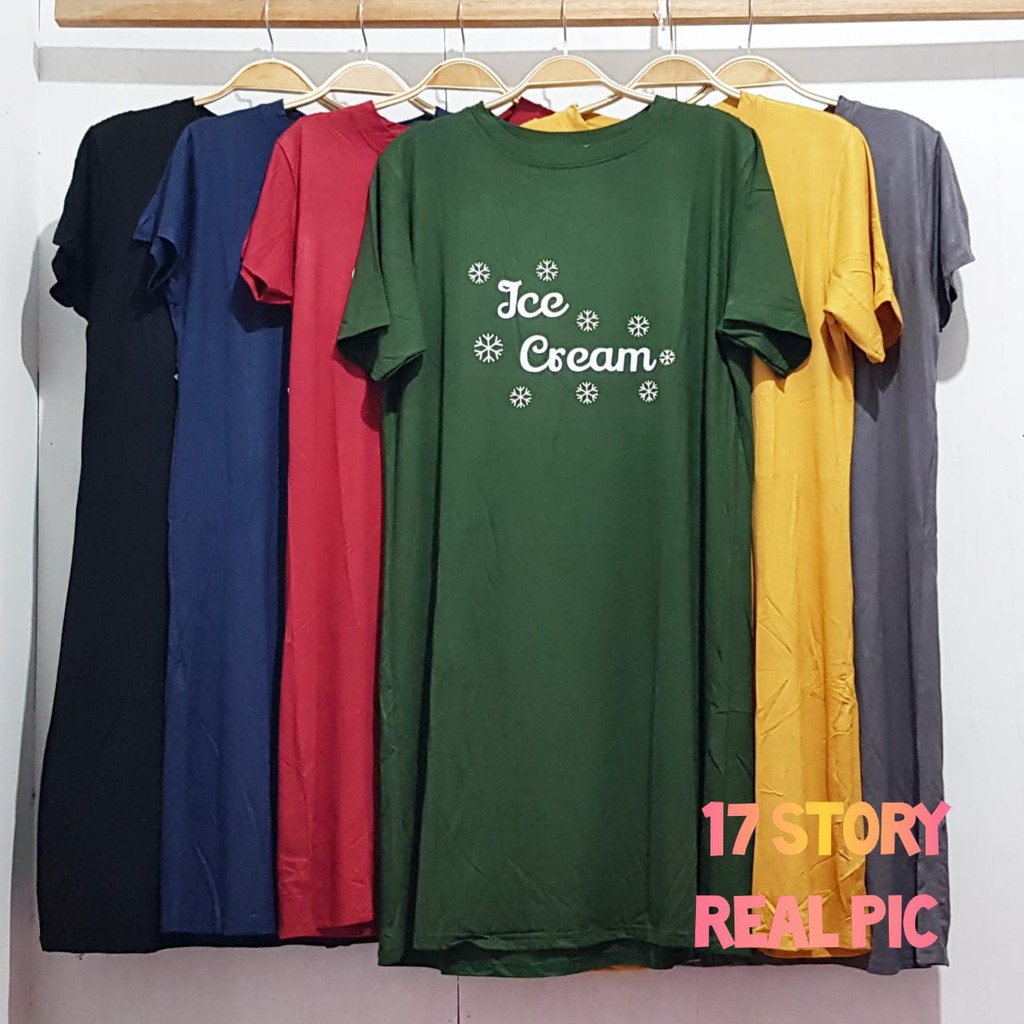 HOMEWEAR DRESS KAOS RAYON/BAJU SANTAI RUMAH WANITA