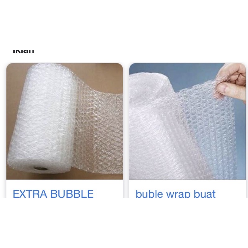 

extra tambahan bubble wrap