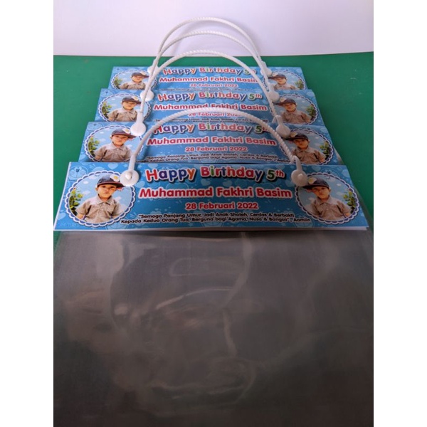 

plastik ulang tahun, plastik snack ulang tahun,plastik bingkisan ulang,(15 cm x 25cm)