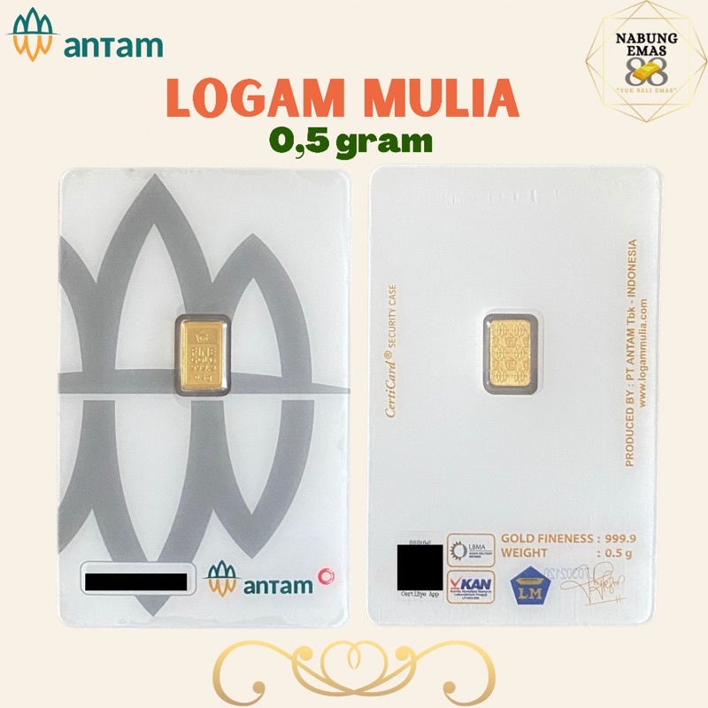EMAS 0,5 gram LOGAM MULIA ANTAM