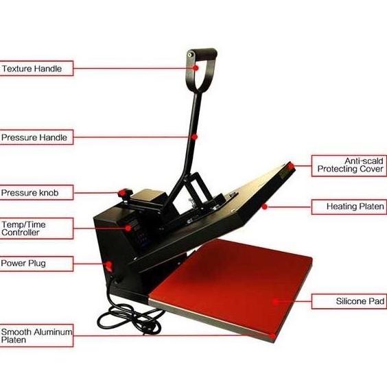 Mesin Press Kaos 40X60 Cm