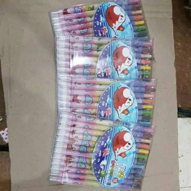 Crayon Putar Korea 12 Warna Y1