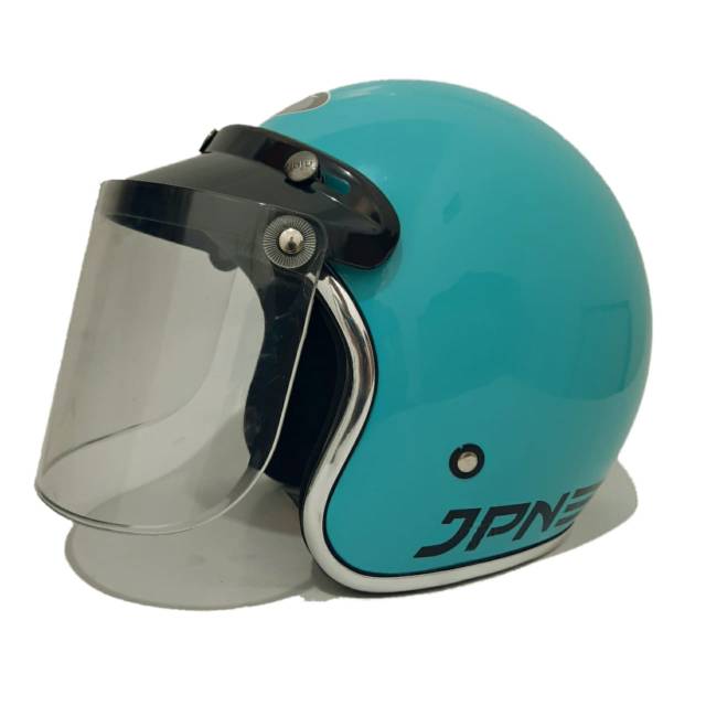 Helm JPN Sky Blue Glossy List Chrom