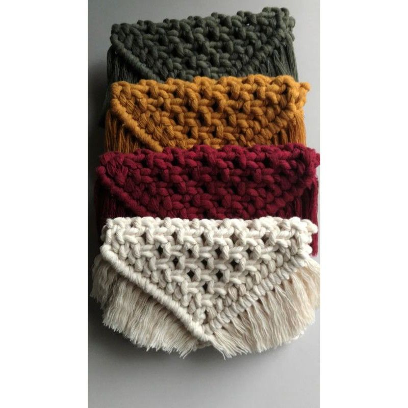 Dompet wanita/tas wanita/tas handmade/tas mini/Macrame Clutch