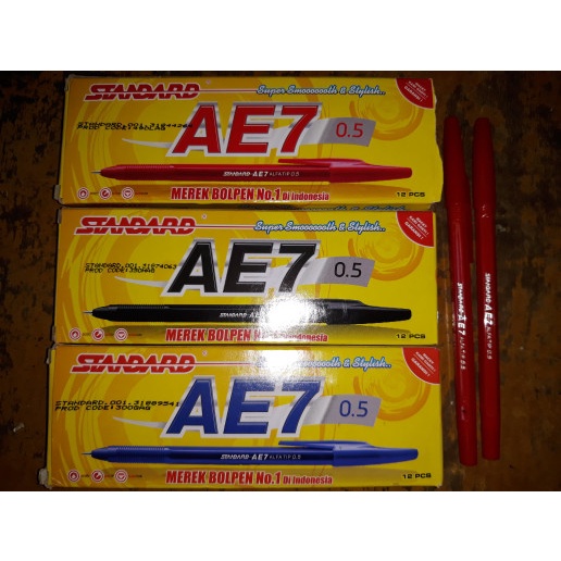 

TULIS-ALAT- PULPEN STANDARD AE7 / PEN STANDARD AE 7 - BIRU -ALAT-TULIS.