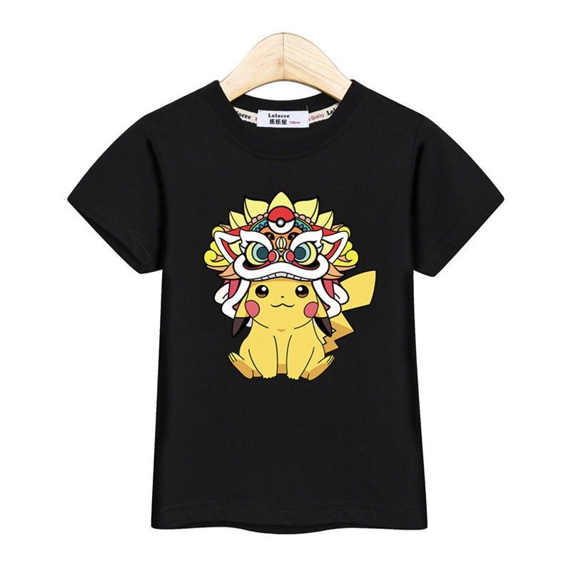 Jual KAOS PIKACHU LION DANCE BAJU ANAK POKEMON Indonesia|Shopee Indonesia