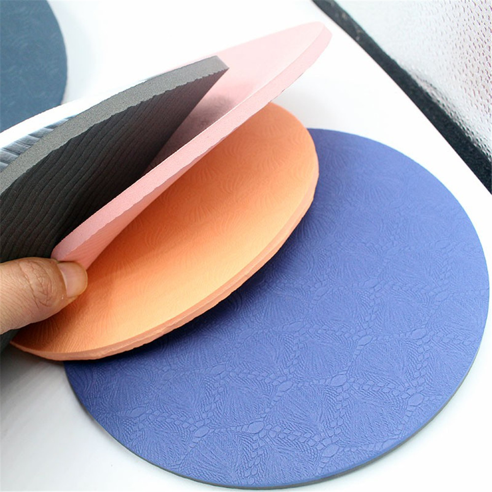 17cm Home TPE Round Thick Non-slip Yoga Mat Block Flat Knee Arm Sports Support Pads-2