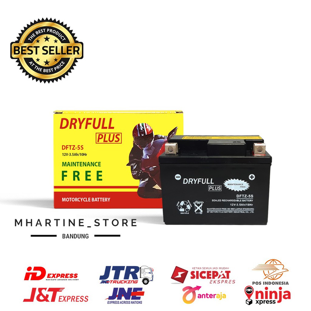 accu motor mf dryfull gtz5 honda supra x125