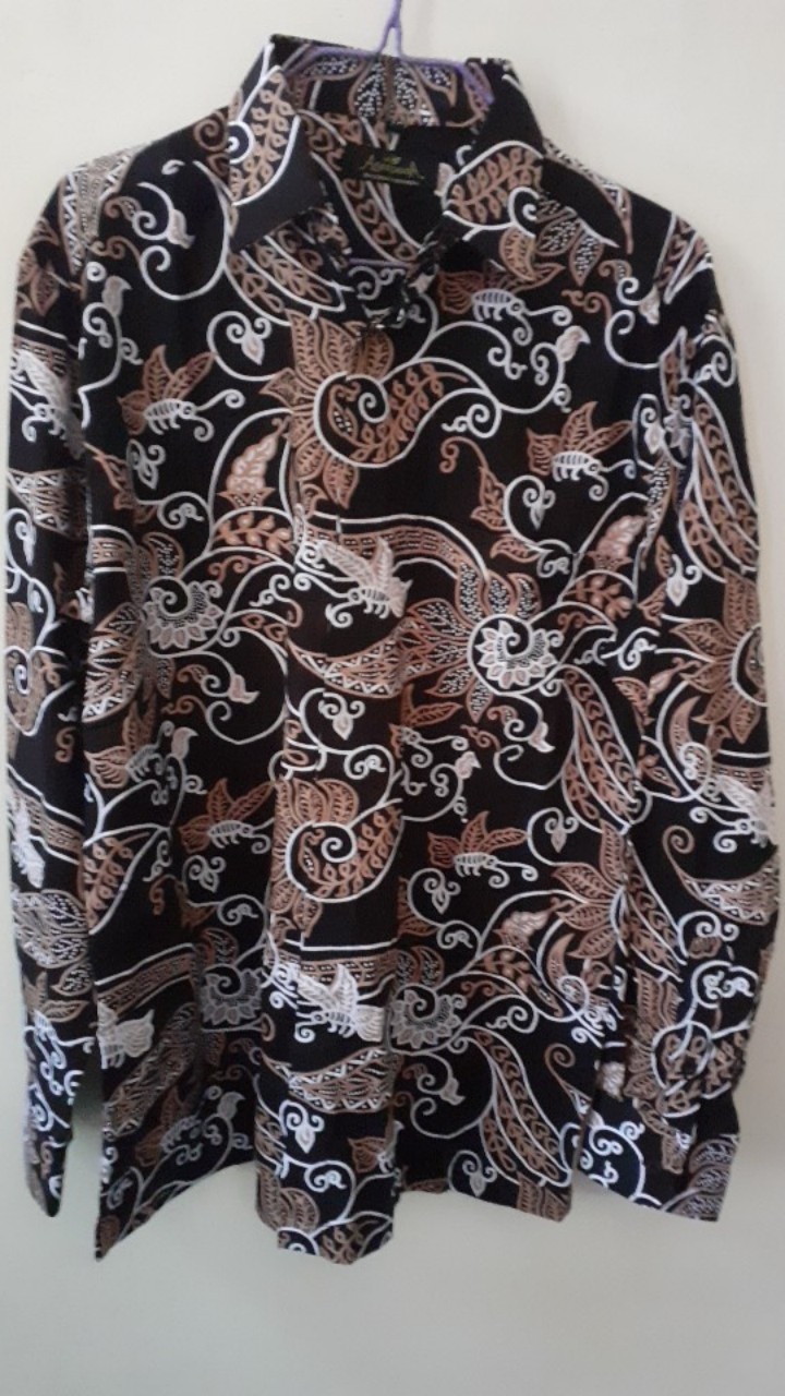 Agrapana Baju Batik Pria Lengan Panjang Batik Premium Kemeja Batik Pria Lengan Panjang Modern Rajata