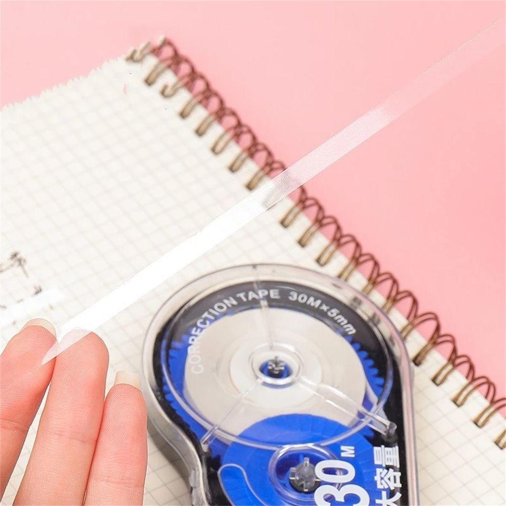 Lanfy Correction Tape Perlengkapan Koreksi Kantor Scrapbooking 5mm * 30M Untuk Murid Error Eraser Tape Putih Stiker Tape