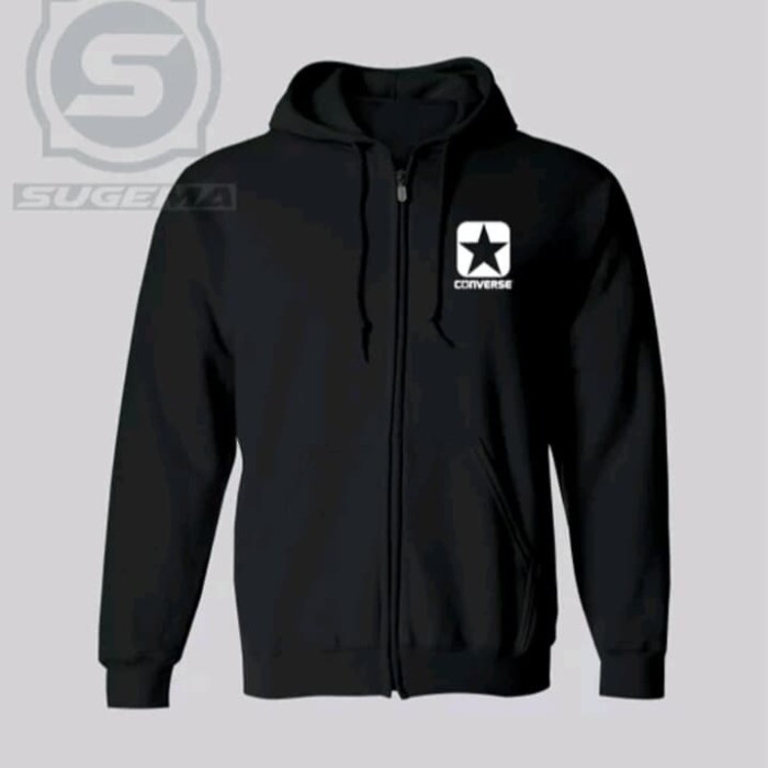 HOODIE JAKET SWEATER ZIPPER CONVERSE 2 JAKET DISTRO