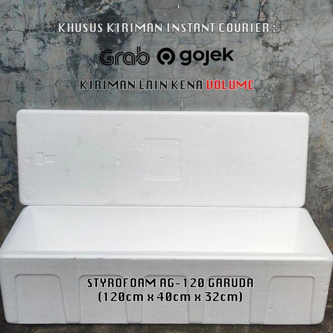 

Spesial Styrofoam Box Ag120 Tebal (120X40X32)