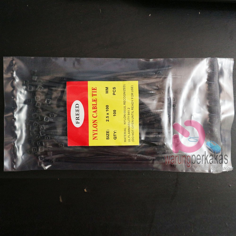 Jual Kabel Ties Hitam Putih X Mm Tali Pengikat Tali Kabel