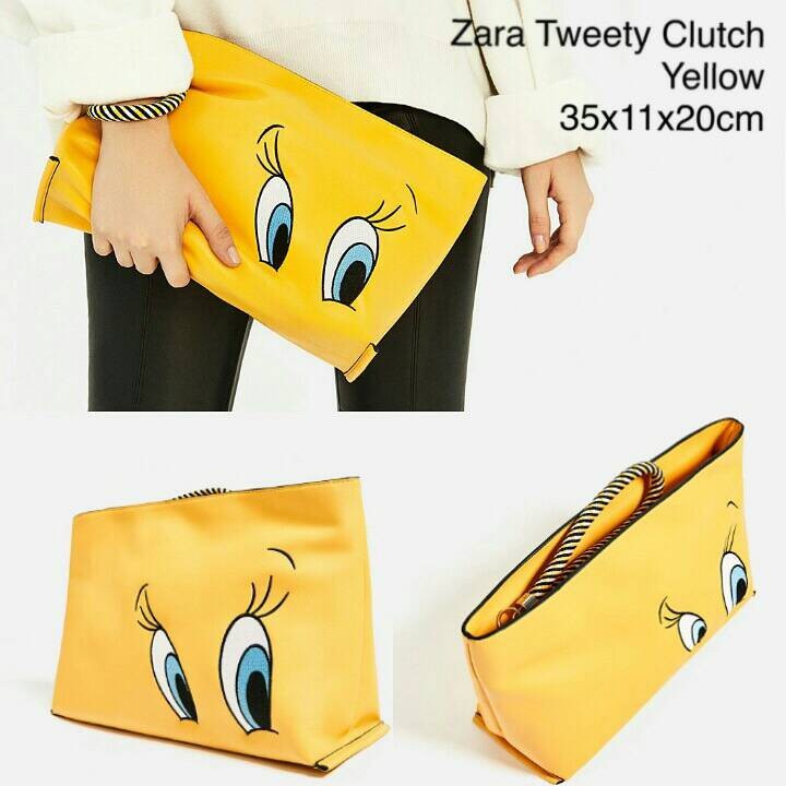 CLUTCH HANDBAG ZARA TWEETY LARGE ORIGINAL