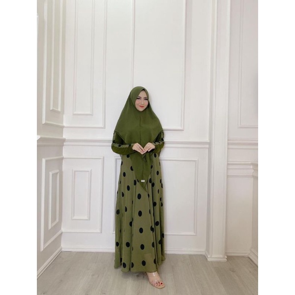 Nazkya set polka ori