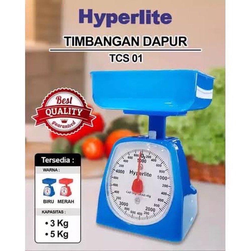 Timbangan dapur manual Hyperlite