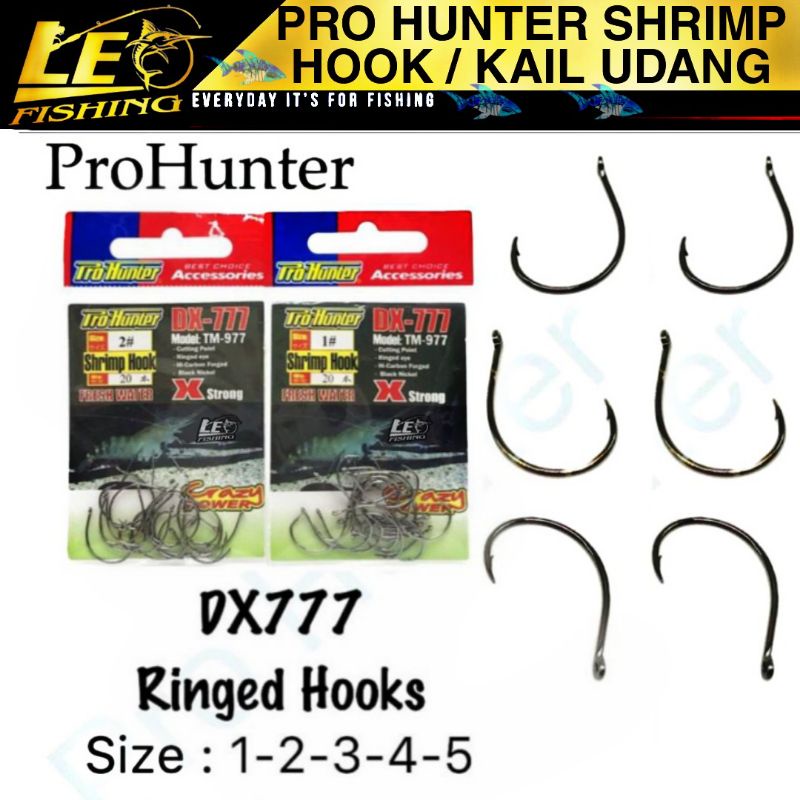 KAIL PANCING PRO HUNTER SHRIMP HOOK/KAIL PANCING UDANG TERLARIS