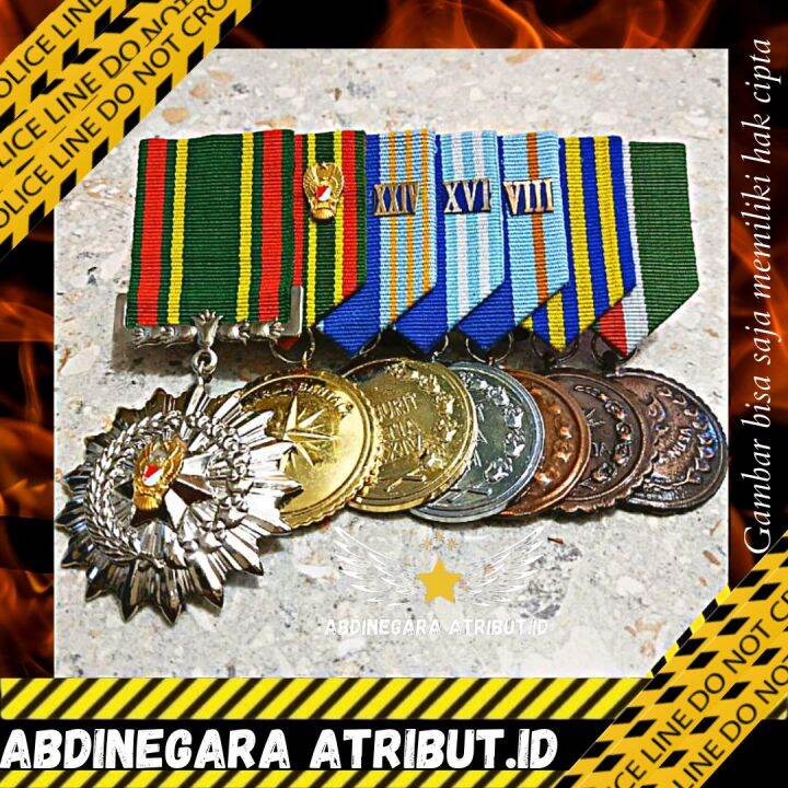 

Satya lencana set pdu tni AD Nararia dharma bantala 8 16 24 tahun cod perlengkapan militer Abdinegara atribut