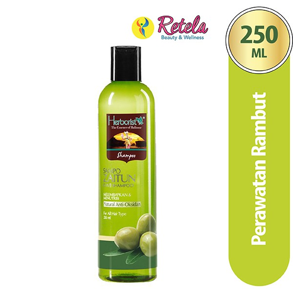 Herborist Shampoo Zaitun 250ml Hair Care Perawatan Rambut Shampo Indonesia