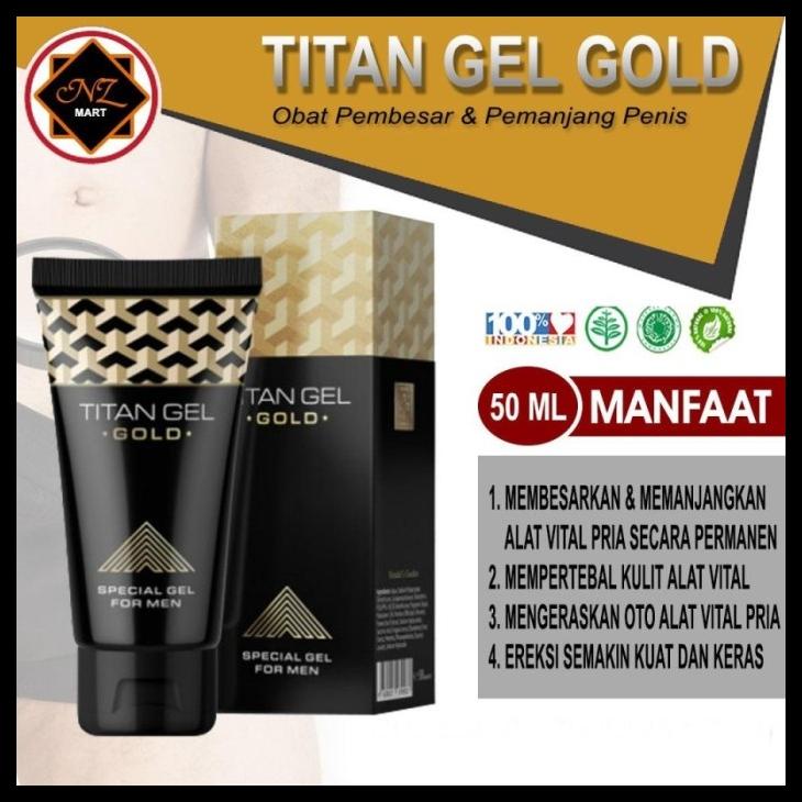 ( Bpom ) Titan Gel Gold Resmi 100% Original Asli Kode 1272