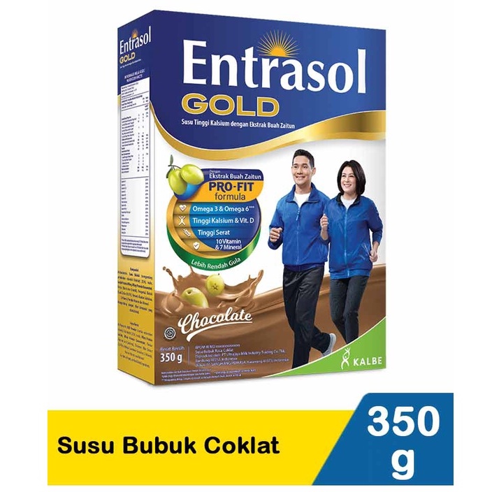 ENTRASOL GOLD VANILA COKLAT ORIGINAL 340gr
