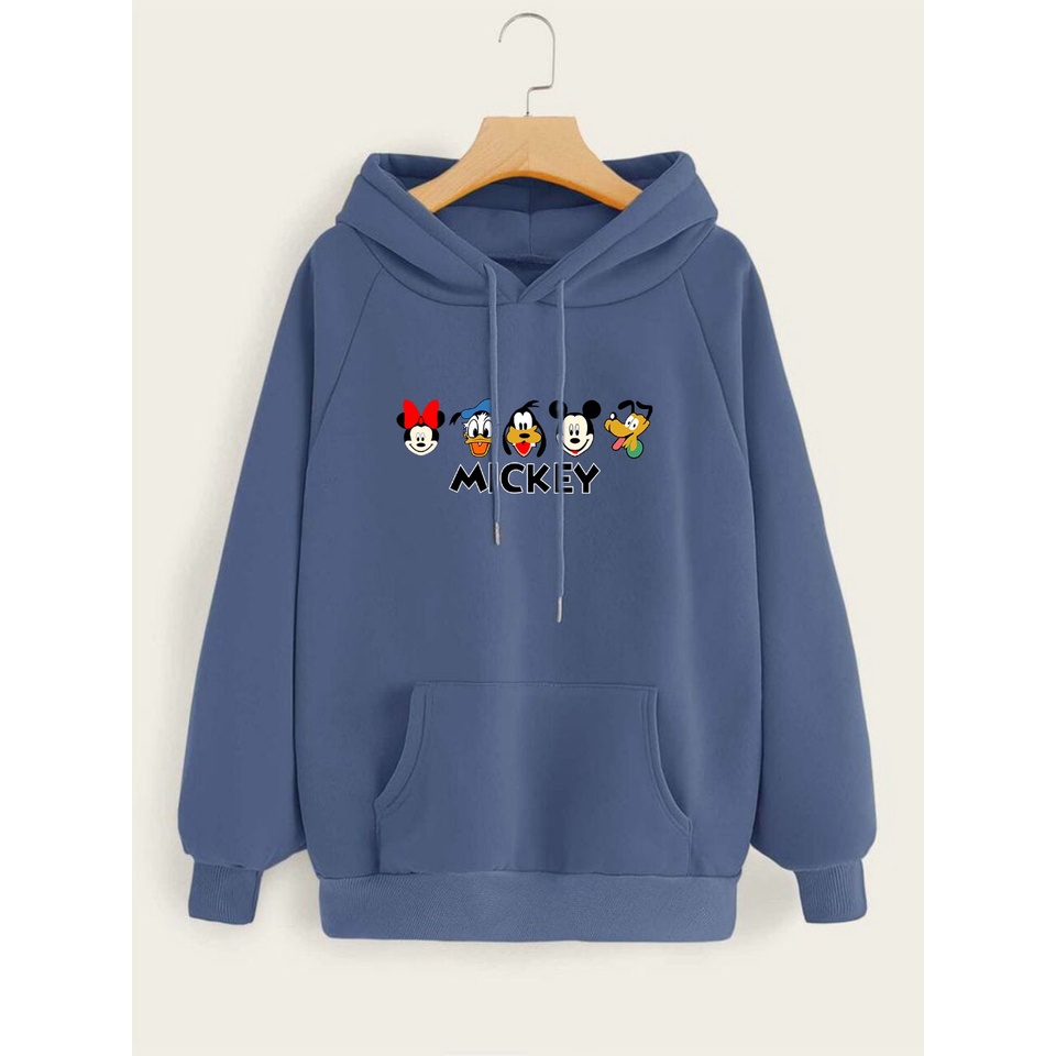 Sweater WANITA MICKEY Hoodie Sweater Fleece Simpel Unisex