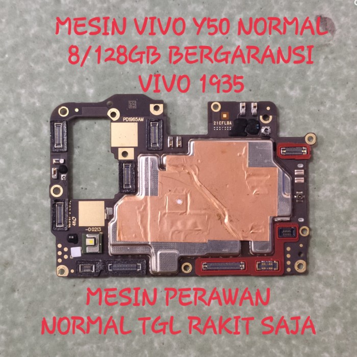 Mesin vivo y50 normal mesin vivo y50 8/128gb normal mesin vivo 1935