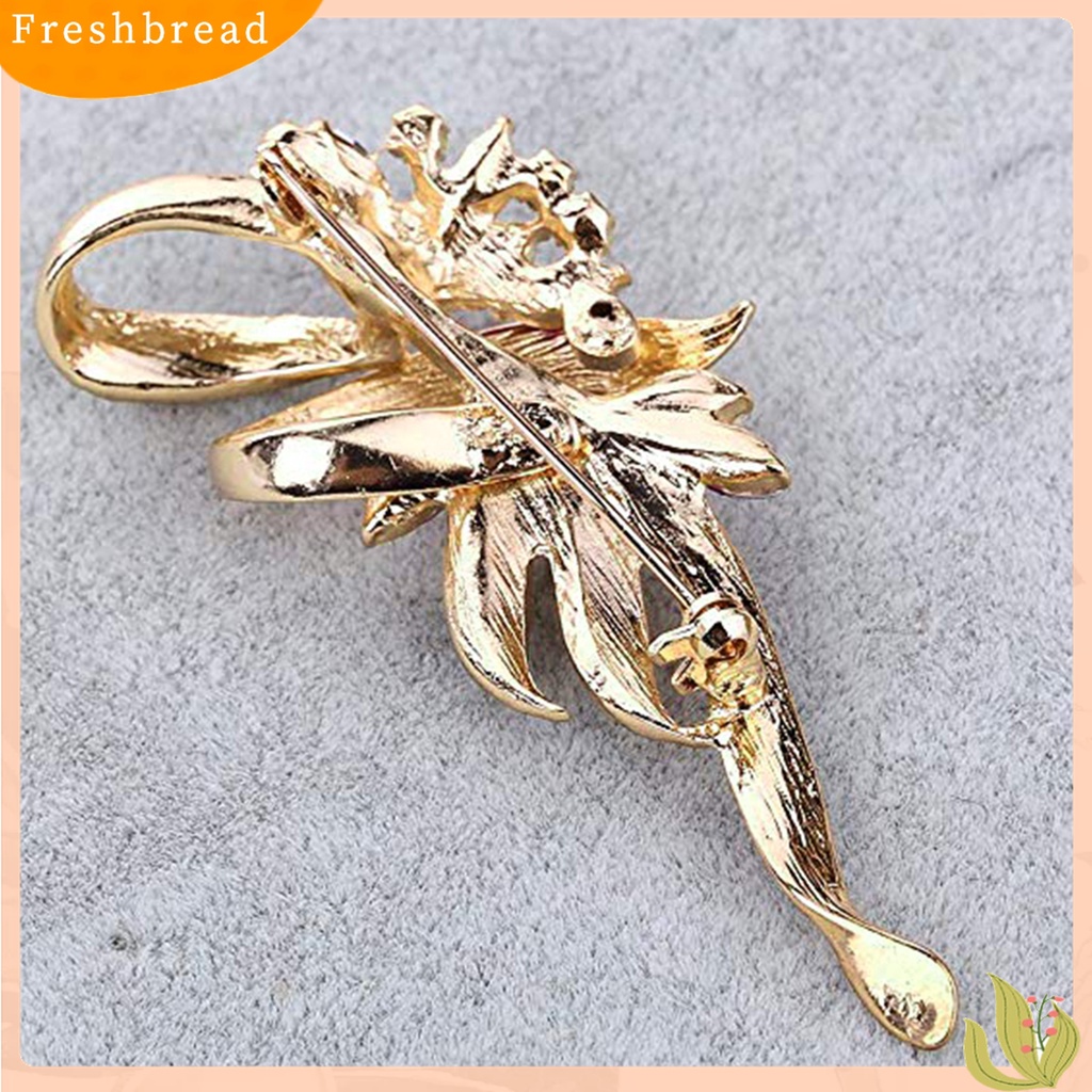 [ TERLARIS]Brooch Delicate Reusable Flower Shape Alloy Brooch Pin for Party