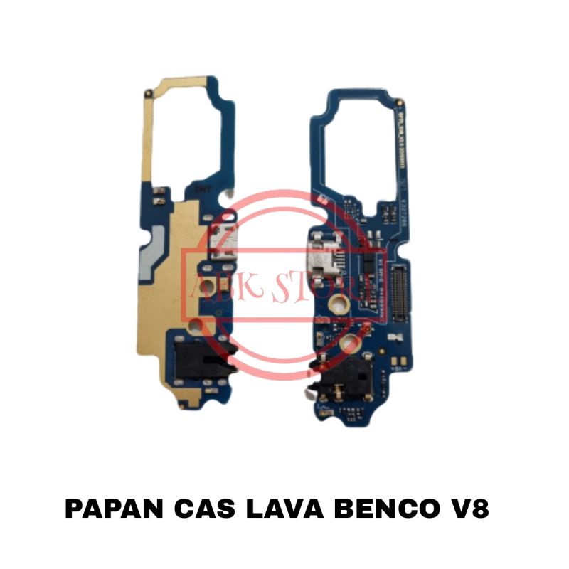 PAPAN CAS - UI BOARD PCB CHARGER - KONEKTOR HEADSET LAVA BENCO V8