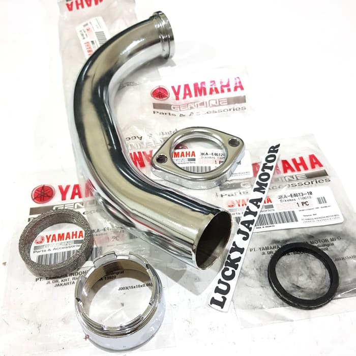 Leher knalpot plus mur ring paking komplit Rxking Rx king Rxk Original
