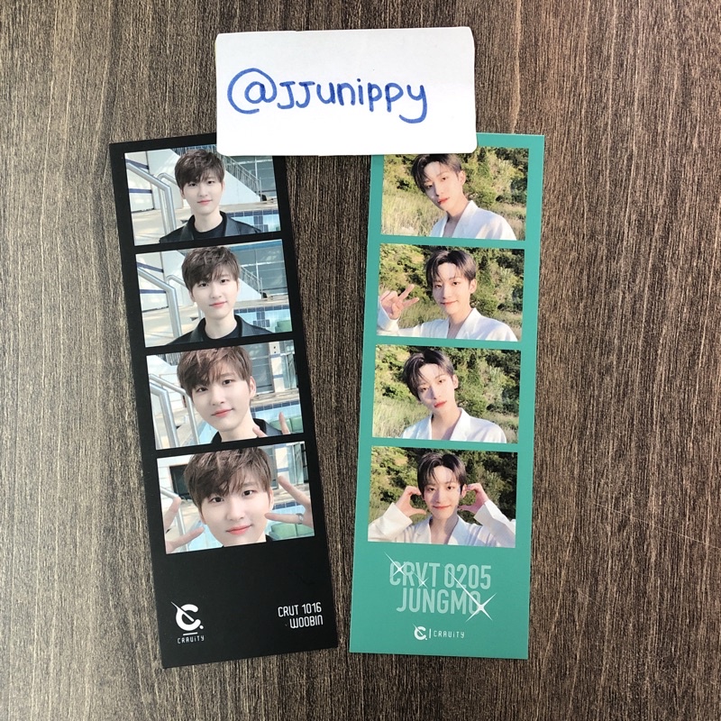 Photostrip Official S1 & S2 Woobin Jungmo Cravity