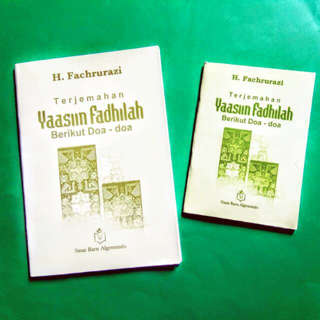 

yasin fadilah besar ukuran 15x22 A5 ukuran buku tulis